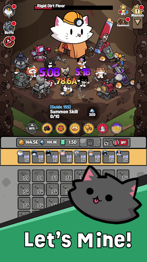 Cat Mine Galaxy Adventure screenshot 3