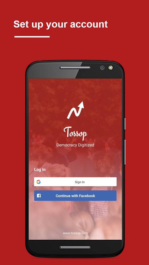 Tossop – Opinion Sharing & Learning App Capture d'écran 1