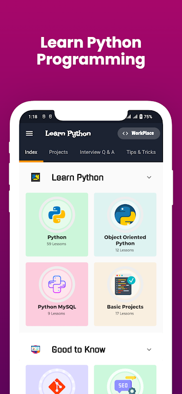 Learn Python Offline :PyBook zrzut ekranu 3