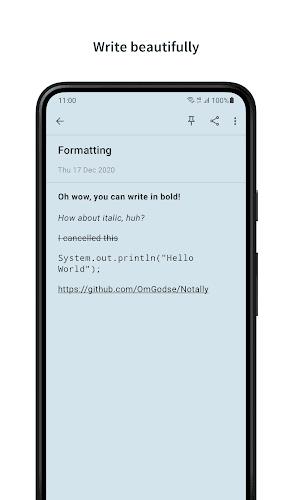 Notally - Minimalist Notes スクリーンショット 3