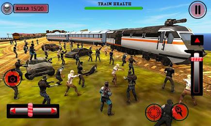 US Army Train Zombie Shooting Screenshot 3