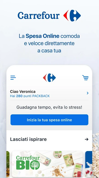 Carrefour Italia captura de pantalla 