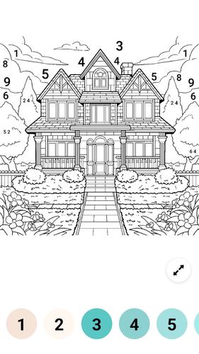 Coloring Book-lake colouring экрана 1