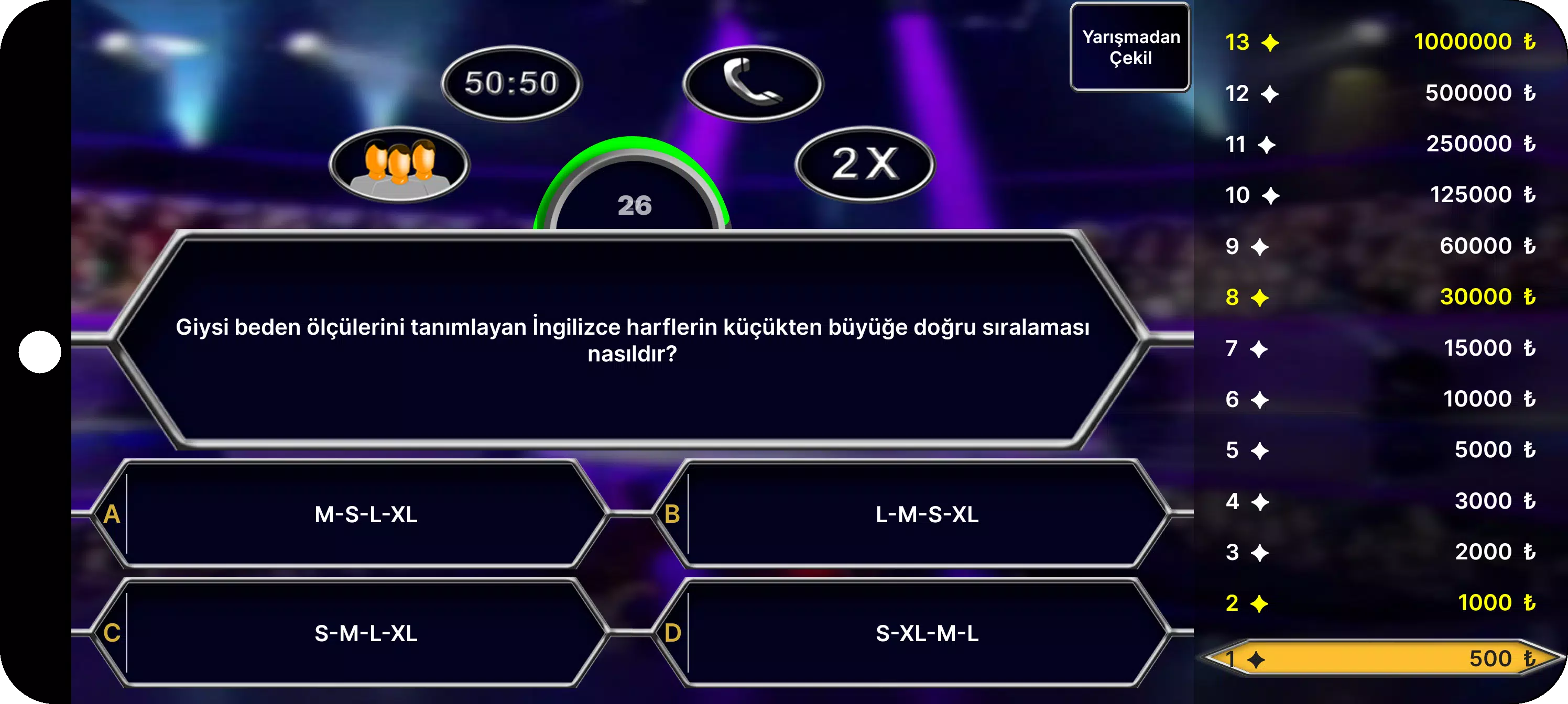 Milyoner Bilgi Yarışması экрана 2
