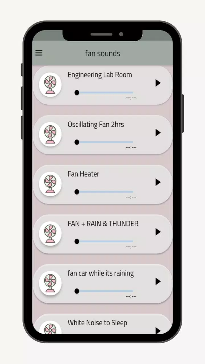 Fan sounds - relaxing sounds Screenshot 4