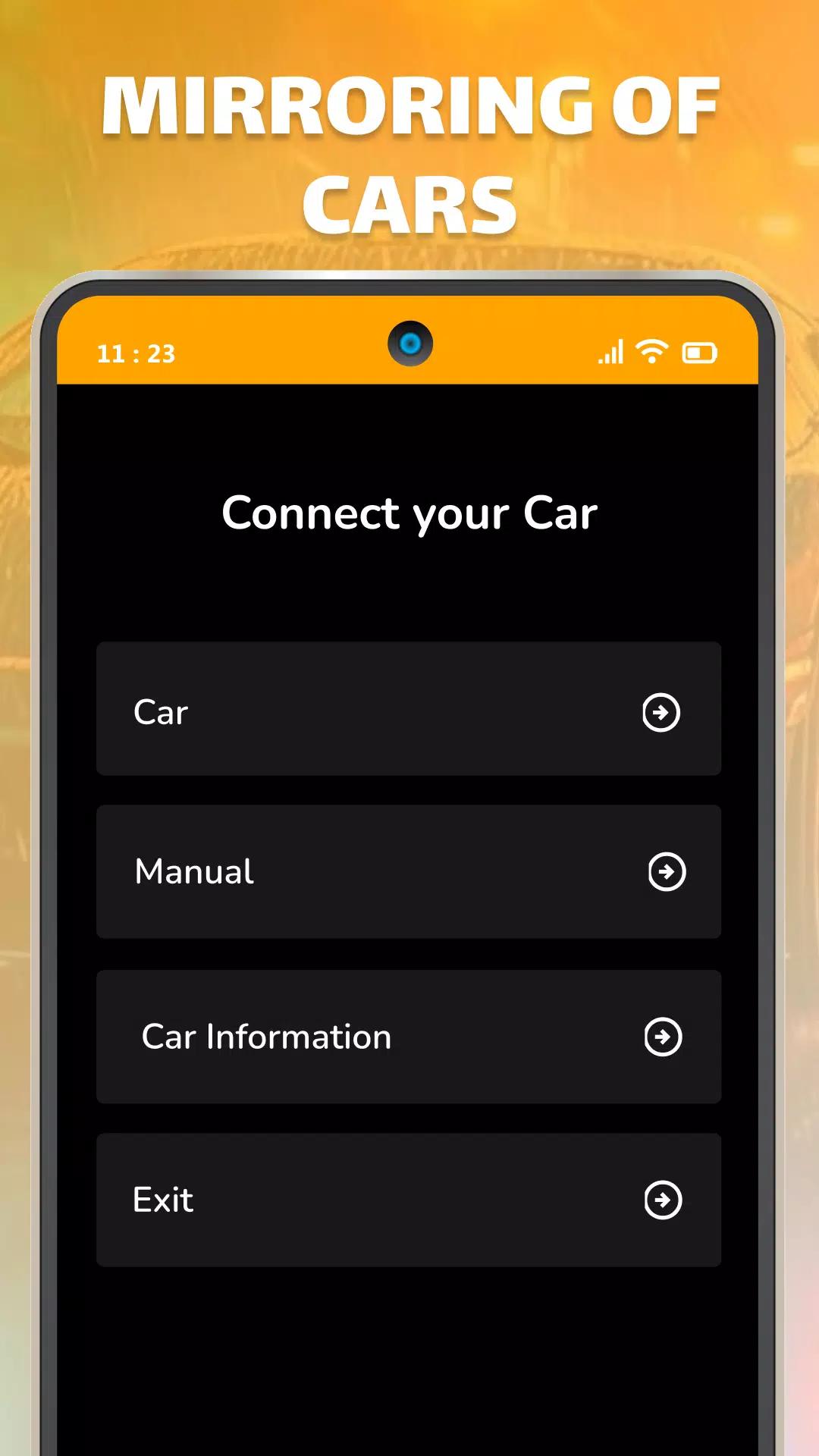 CarStream App for Android Auto экрана 1