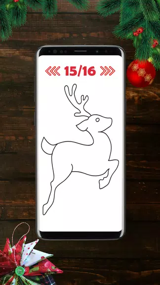 Christmas Drawing App captura de pantalla 