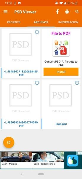 PSD File Viewer स्क्रीनशॉट 2