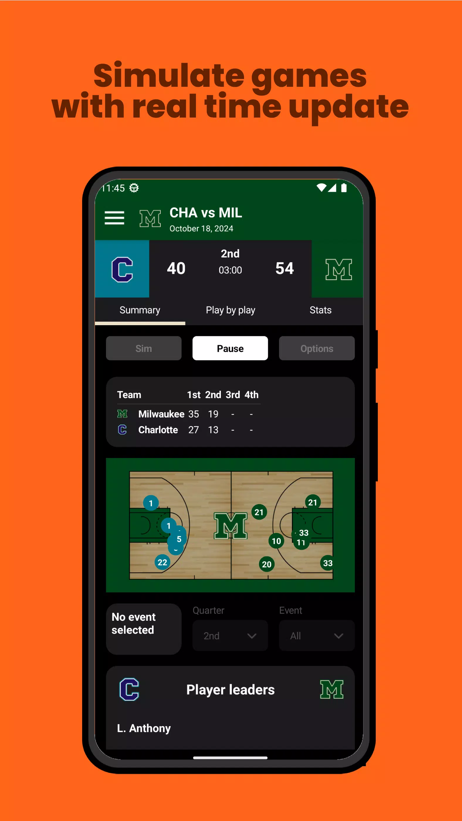 Basketball Legacy Manager 25 ảnh chụp màn hình 2