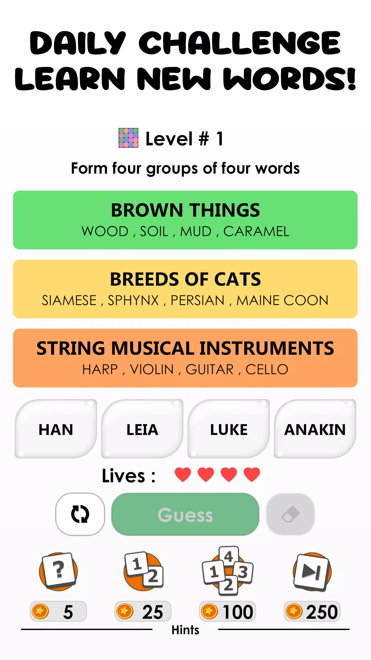 Screenshot Words: Associations Word Game 3