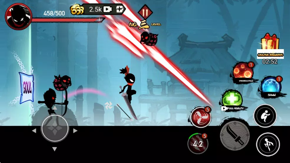 Stickman Fighting Spirit captura de pantalla 