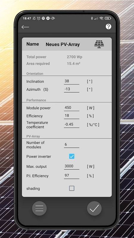 PV Calculator Premium ảnh chụp màn hình 1