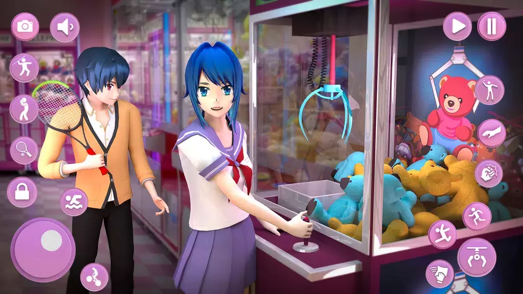 Anime School Girl Simulator 3D Screenshot 4