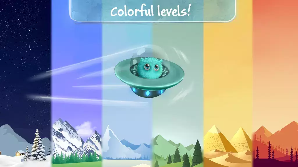 Pup: Fluffy Hero Alien Gem Tap zrzut ekranu 1