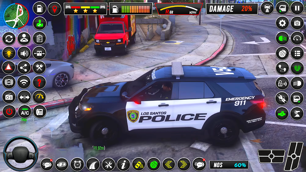 Police Car Chase: Car Games 3D ekran görüntüsü 3