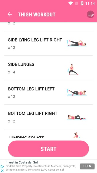 Female Fitness - Women Workout screenshot 3