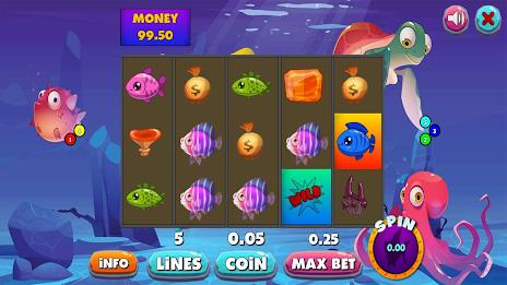 Jackpot underwater City slots स्क्रीनशॉट 1