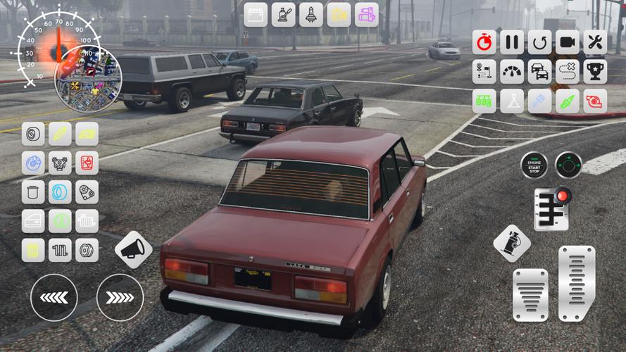 Lada 2107 Tuning Russian City экрана 3