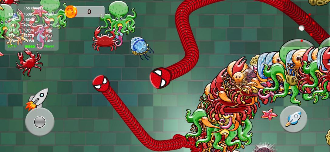 Snake Zone.io Slither Worm应用截图第1张