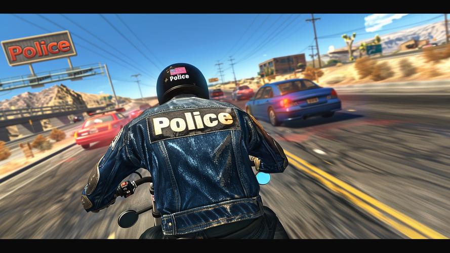 Police Bike Pursuit Highway应用截图第4张