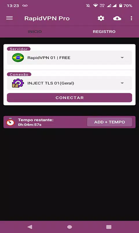 RapidVPN PRO Captura de pantalla 1