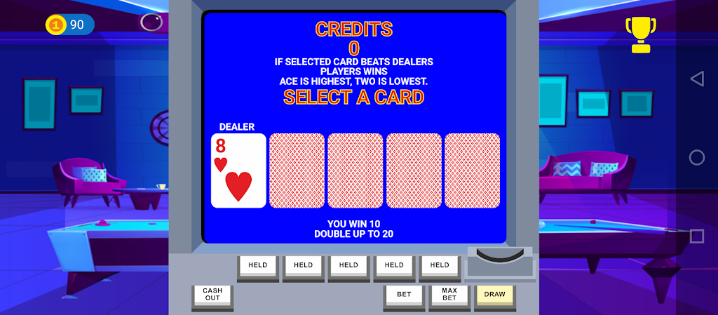Video Poker Big Bet captura de pantalla 