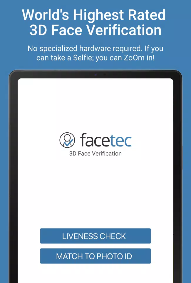FaceTec Demo ဖန်သားပြင်ဓာတ်ပုံ 4