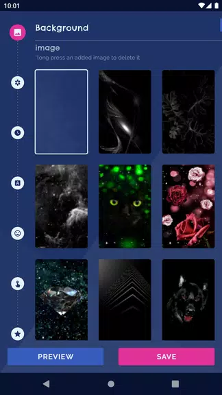 Black Live Wallpaper Dark Mode Screenshot 1