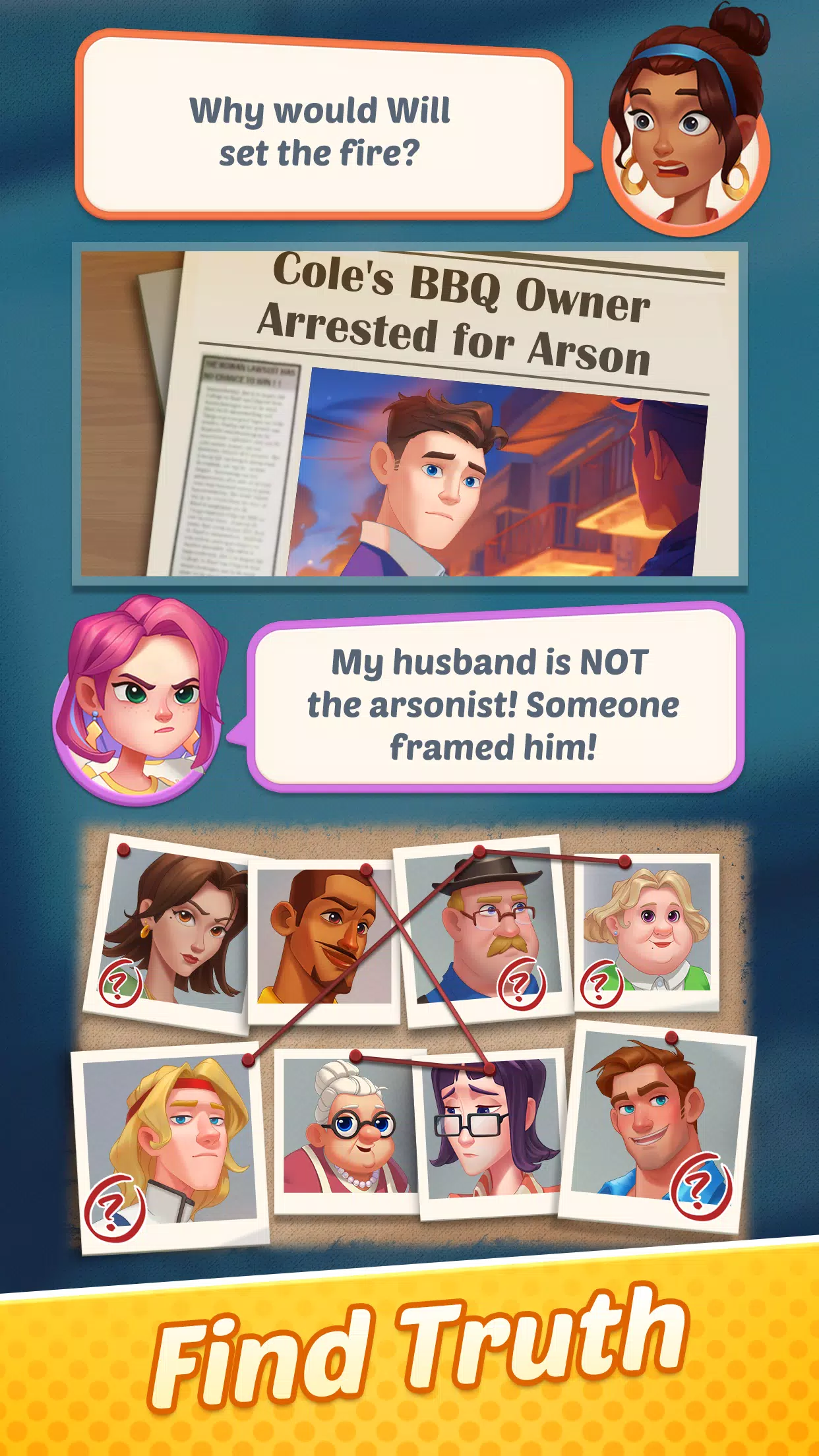 Gossip Street: Merge & Story Screenshot 3