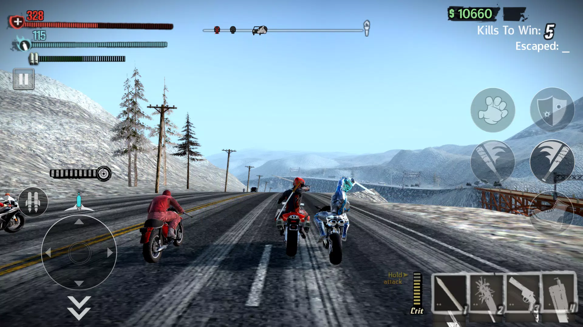 Road Redemption Mobile स्क्रीनशॉट 1