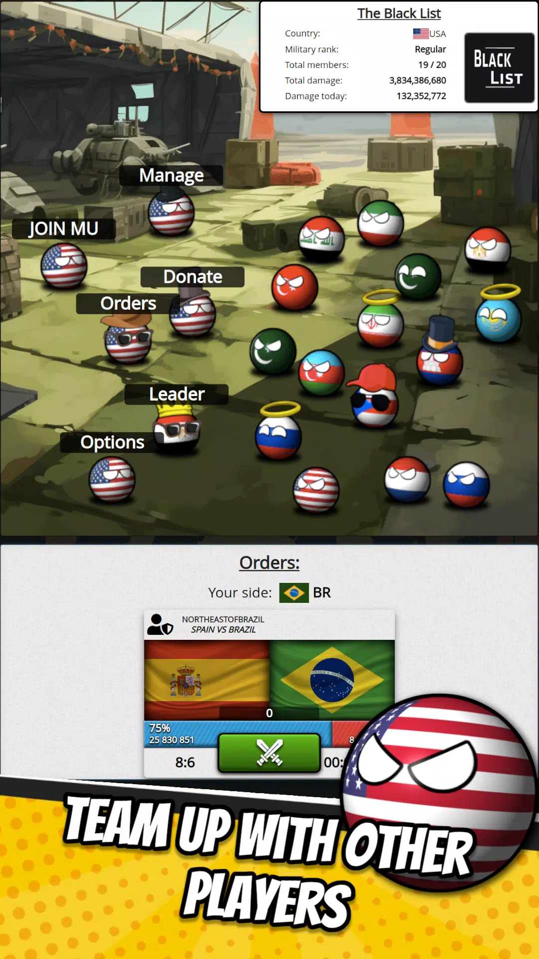 Screenshot eSim Countryballs Country Game 3