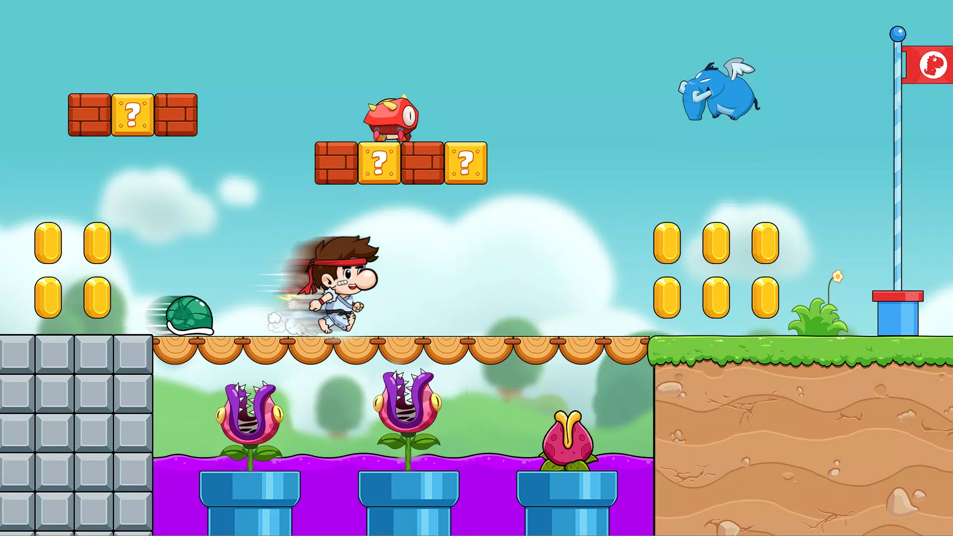 Screenshot Bean’s World Super: Run Games 4