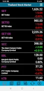 Thailand Stock Market, Stocks ekran görüntüsü 2