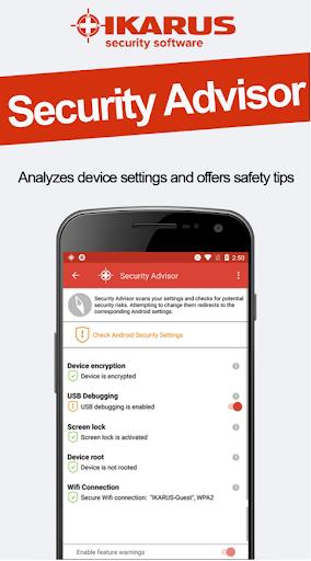 IKARUS mobile.security screenshot 1