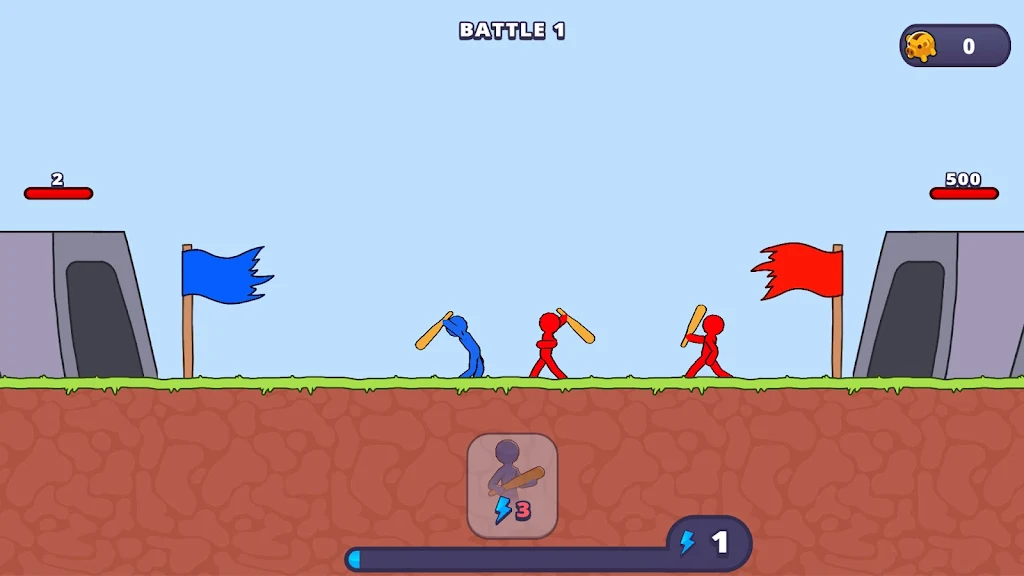 Stickman Fight: War of the Age zrzut ekranu 1