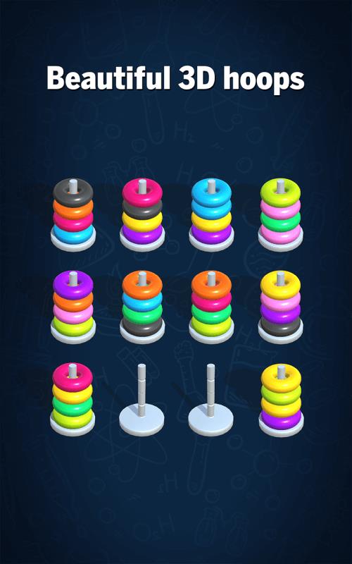 Hoop Sort Puzzle: Color Ring Screenshot 4