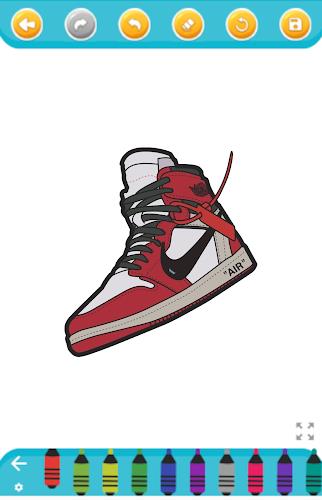 coloring sneakers স্ক্রিনশট 1