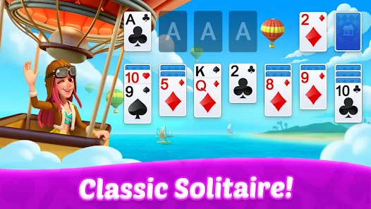 Solitaire: Card Games Mod Скриншот 1