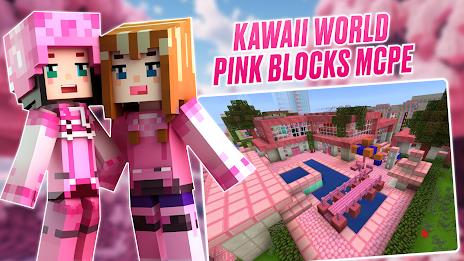 Kawaii Pink Minecraft Mod 2024 ဖန်သားပြင်ဓာတ်ပုံ 1