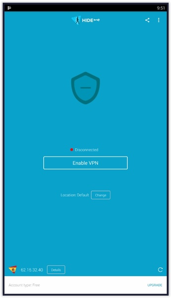 hide.me VPN: Безопасный ВПН экрана 4