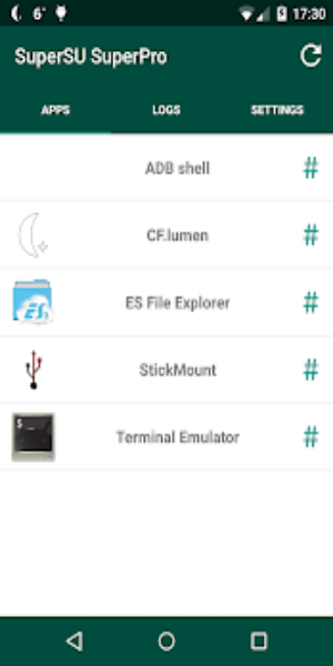 SuperSU Pro captura de pantalla 