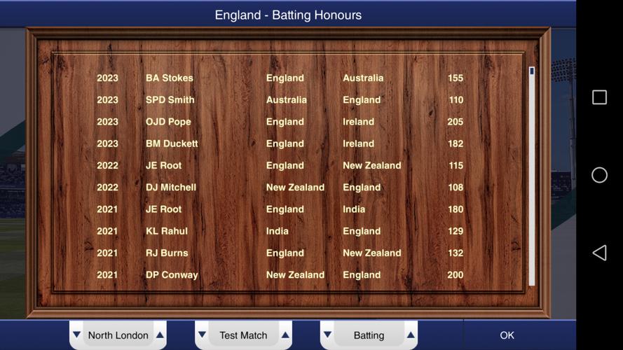 Cricket Captain 2024 captura de pantalla 