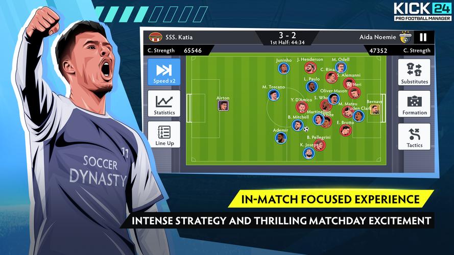 KICK 24: Pro Football Manager Screenshot 4