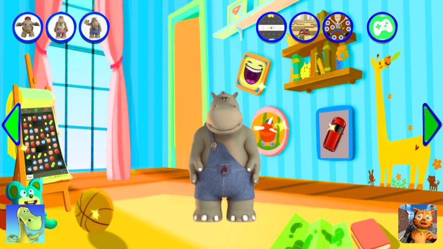 Talking Hippo Rock экрана 1