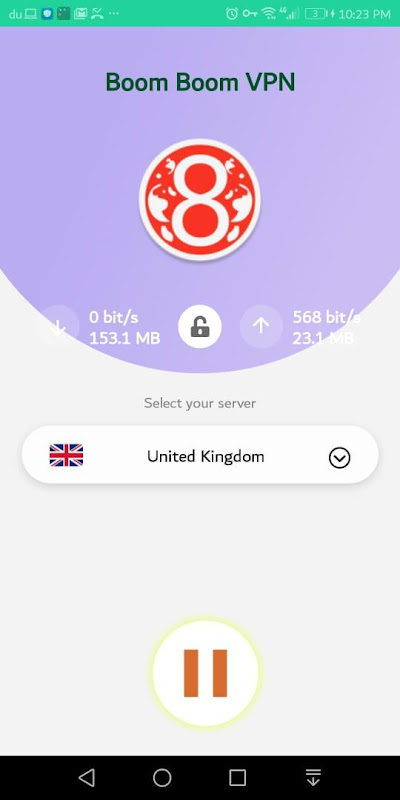 BOOM BOOM VPN zrzut ekranu 1