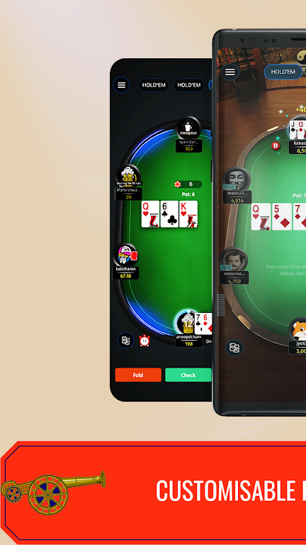 PokerBaazi: Practice Poker ảnh chụp màn hình 3