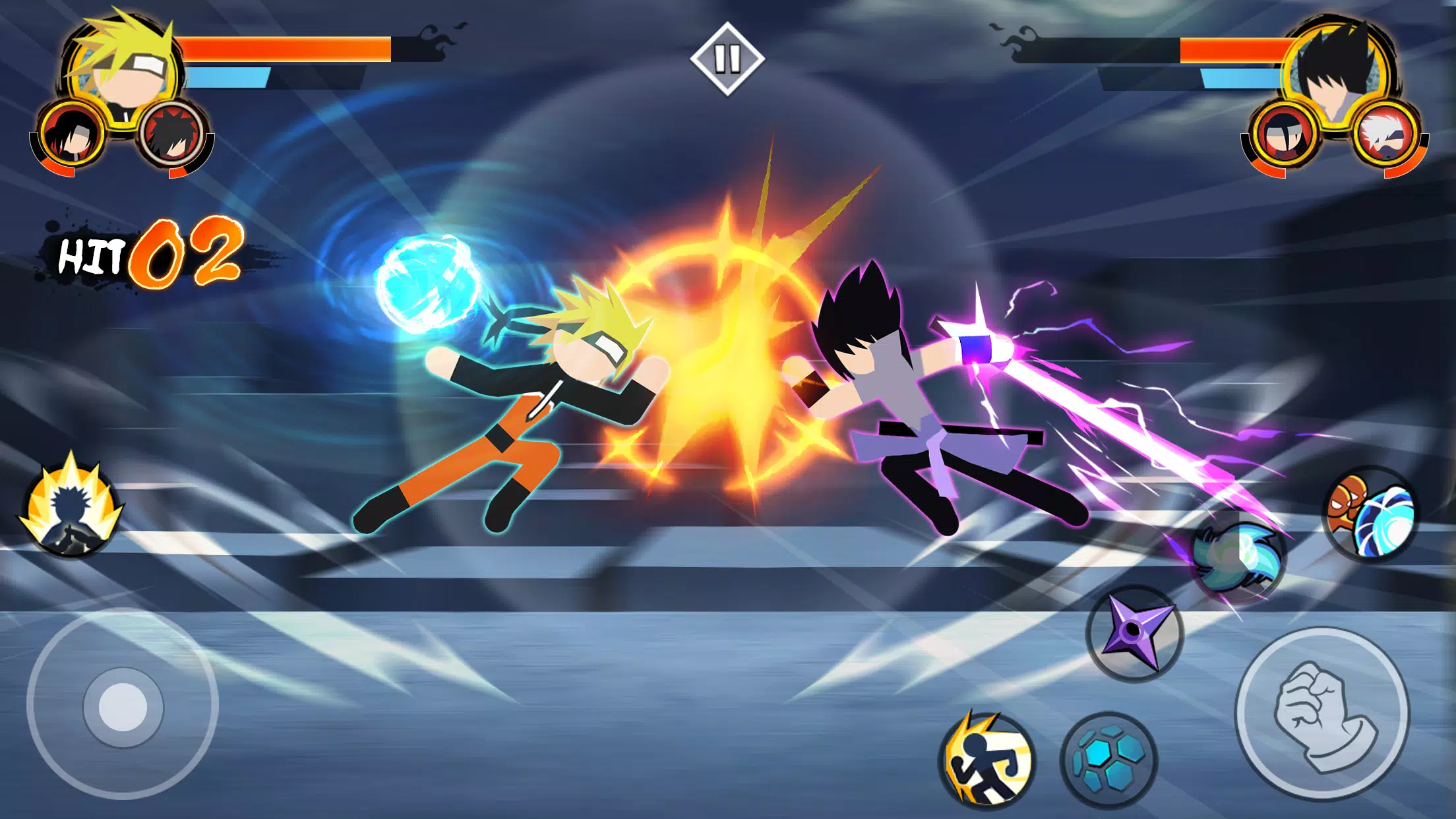 Screenshot Stick Ninja - 3v3 Battle 1