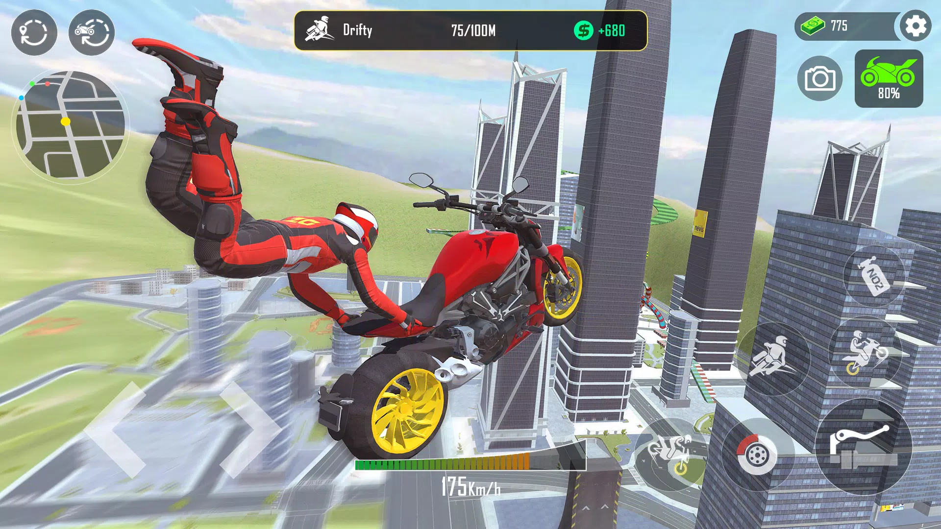 GT Moto Stunt 3D ဖန်သားပြင်ဓာတ်ပုံ 1