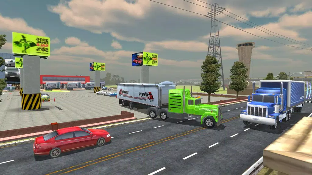 Highway Cargo Truck Simulator ဖန်သားပြင်ဓာတ်ပုံ 2