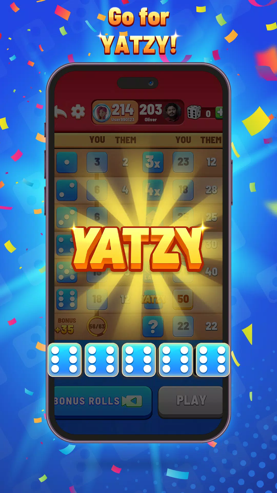 Yatzy With Friends screenshot 4